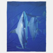 COUVERTURE POLAIRE BLEU SHARDS (Devant)