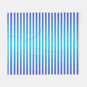 Couverture Polaire Bleu Turquoise Moderne Grilles Ombre (Devant (Horizontal))