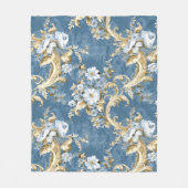 Couverture Polaire Bleu vintage (Devant)