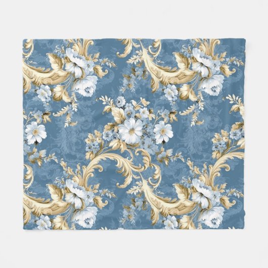 Couverture Polaire Bleu vintage (Devant (Horizontal))