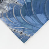 Couverture Polaire Bleus Abstract (Coin)