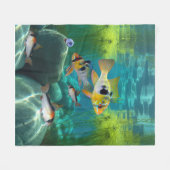 Couverture Polaire Bleus allemand Cichlids Corydoras Aquarium Poisson (Devant (Horizontal))