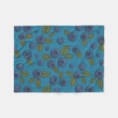 Couverture Polaire Bleus sur bleu (Devant (Horizontal))