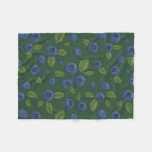 Couverture Polaire Bleus sur vert foncé (Devant (Horizontal))