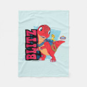 Couverture Polaire Blitz | Dino Ranch (Devant)