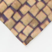Couverture Polaire Bloc de briques Brown (Coin)