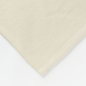 Couverture Polaire Bloc de couleur rose pêche crème moderne (Coin)