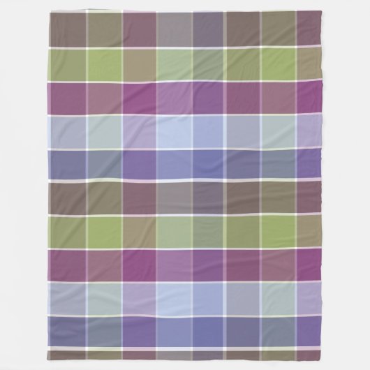 Couverture Polaire Bloc de couleurs moderne tendance (Devant)