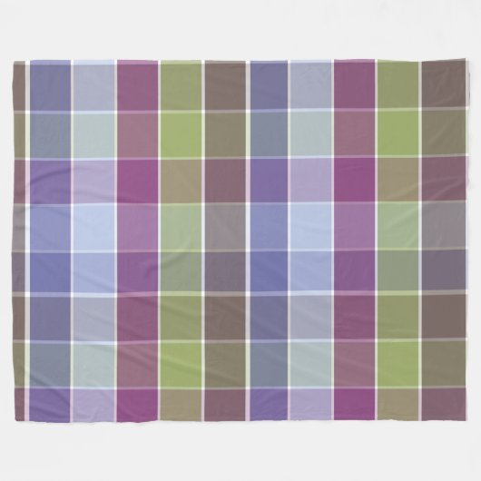 Couverture Polaire Bloc de couleurs moderne tendance (Devant (Horizontal))