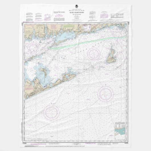 Couverture Polaire Bloc de l'île son et approches Carte nautique (Devant)