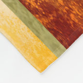 Couverture Polaire Blocs couleur automne (Coin)