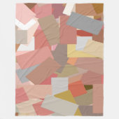 Couverture Polaire Blocs de corail blanc (Devant)