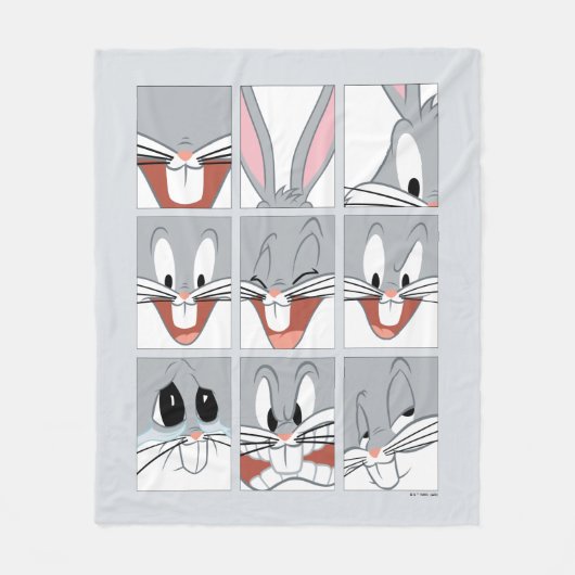 Couverture Polaire Blocs d'expression BUGS BUNNY™ (Devant)