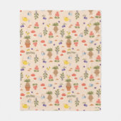 Couverture Polaire Blooms magiques Mandrake Motif (Devant)