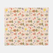 Couverture Polaire Blooms magiques Mandrake Motif (Devant (Horizontal))