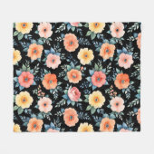 Couverture Polaire Bloomscape Nocturne (Devant (Horizontal))