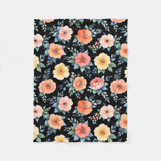 Couverture Polaire Bloomscape Nocturne (Devant)