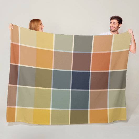 Couverture Polaire Bloqueur de couleur Moderne Tendance (En situation)