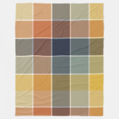 Couverture Polaire Bloqueur de couleur Moderne Tendance (Devant)