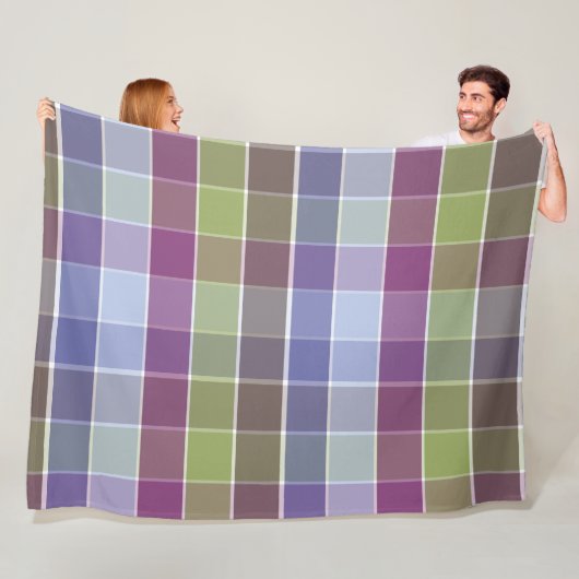Couverture Polaire Bloqueur de couleur Moderne Tendance (En situation)