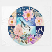 Couverture Polaire Blossom & Bird  (Devant (Horizontal))