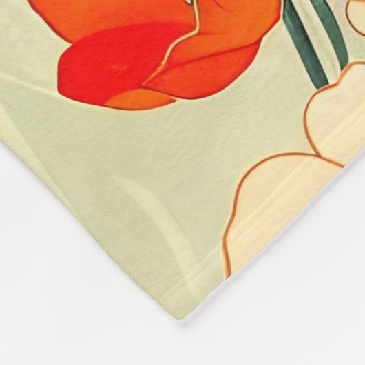 Couverture Polaire Blossom vintage (Coin)