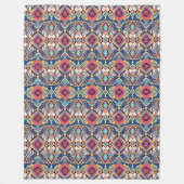 Couverture Polaire Blue and Pink Bohemian Tribal (Devant)
