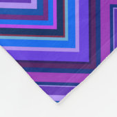 Couverture Polaire Blue and purple zigzag (Coin)
