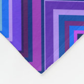Couverture Polaire Blue and purple zigzag (Coin)