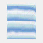 Couverture Polaire Blue and White Striped (Devant)