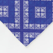 Couverture Polaire Blue Bandana Design (Coin)