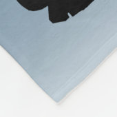 Couverture Polaire Blue Baseball Play Ball Sports Fleece Blanche (Coin)