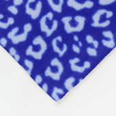 Couverture polaire Blue Batik Leopard (Coin)