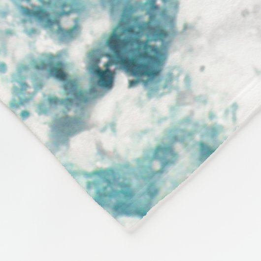 Couverture Polaire Blue Black Ocean Waves Hawaii (Coin)