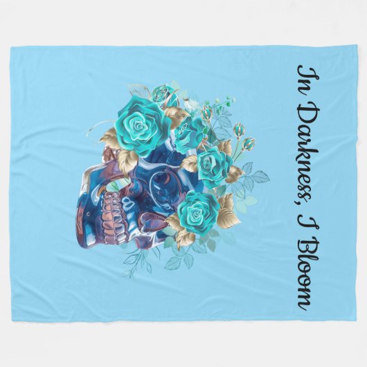 COUVERTURE POLAIRE BLUE BLOOM REQUIEM (Devant (Horizontal))