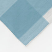 Couverture Polaire Blue Buffalo Plaid Farm Horse Fleece Blanche (Coin)