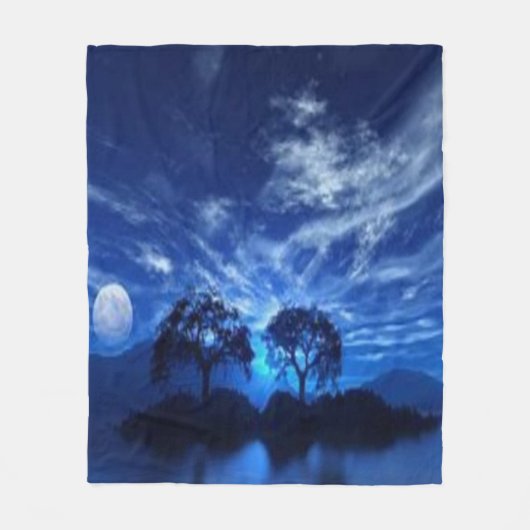 Couverture Polaire blue catpet (Devant)