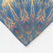 Couverture Polaire Blue Chakra Kaleidoscope Thunder_Cove (Coin)