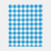 Couverture Polaire Blue Checkered Square Seamless Pattern  (Devant)