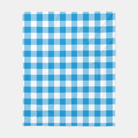 Couverture Polaire Blue Checkered Square Seamless Pattern  (Devant)