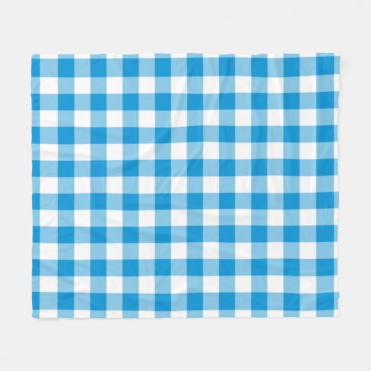 Couverture Polaire Blue Checkered Square Seamless Pattern  (Devant (Horizontal))
