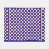 Couverture Polaire Blue chess (Devant (Horizontal))
