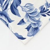 Couverture Polaire Blue Chinoiserie Monogram  (Coin)