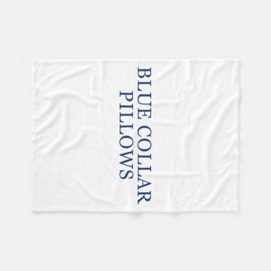 Couverture Polaire Blue Collar Llows Funny Quote  (Devant (Horizontal))