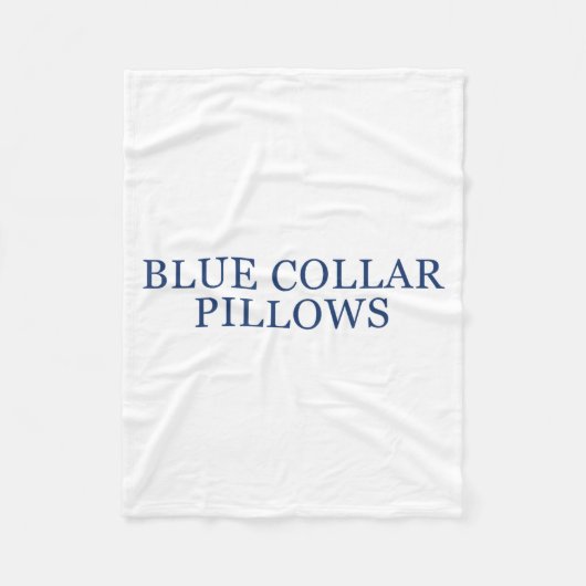 Couverture Polaire Blue Collar Llows Funny Quote  (Devant)