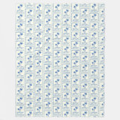 Couverture Polaire Blue Cove (Devant)