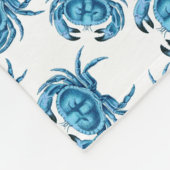 Couverture Polaire Blue Crabs Classic Motif balnéaire (Coin)