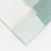 Couverture Polaire Blue Cream White Plaid (Coin)