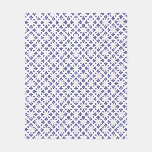 Couverture Polaire Blue  Cross Pendant Pattern  (Devant)