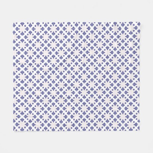 Couverture Polaire Blue  Cross Pendant Pattern  (Devant (Horizontal))